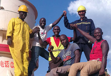 中意固定式砂石破碎筛分设备助力肯尼亚公路建设